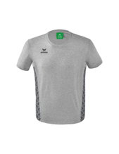 Erima Leisure T-shirt Essential Team - soft cotton blend, classic cut - light grey/grey Men